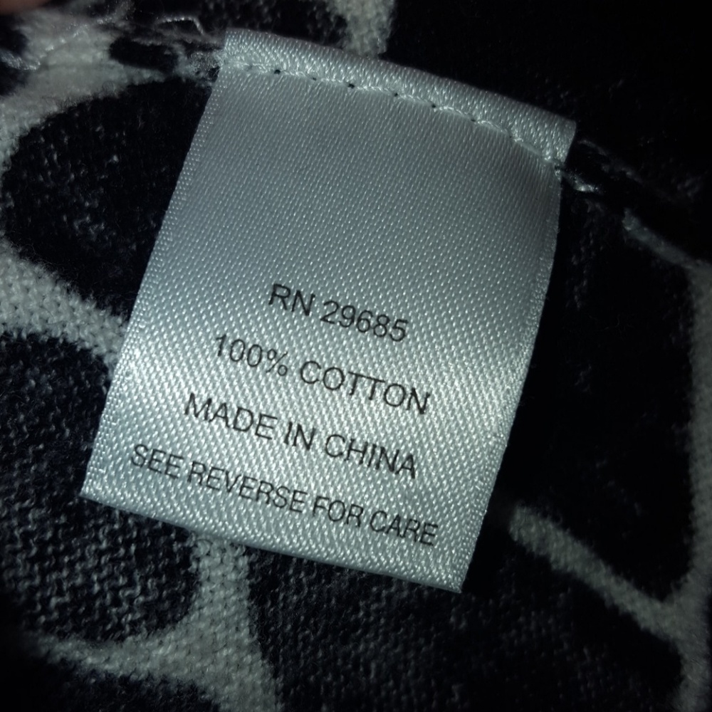 Pendleton Giraffe Pattern 3/4 Sleeve Crew Neck Ca… - image 3